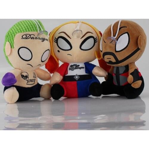 Cute 3 style 20cm Deadshot Plush Toy Anime plush Stuffed Doll toys for kids brithday gift