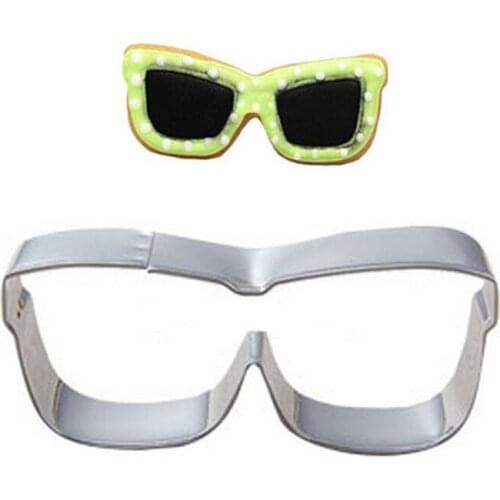 Sunglasses Cookie Cutter Stainless Steel Biscuit Knife Baking Fruit Cut Kitchen Tools Embossing Printing
