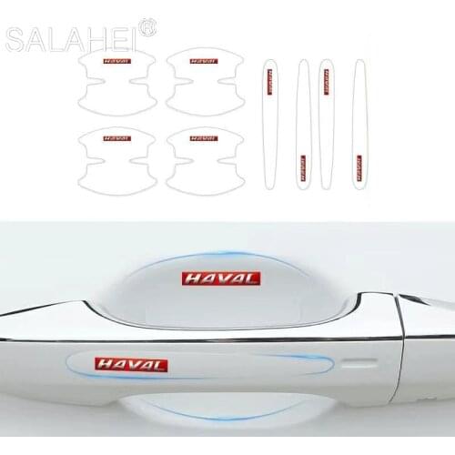 TPU Car Door Bowl Handle Transparent Invisible Sticker For Great Wall Haval/Hover H1 H2 H3 H5 H6 F7X H7 H4 H8 H9 M4 F5 F7 F9 H2S