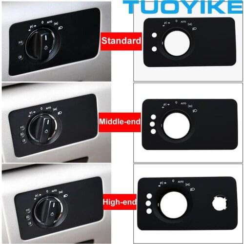 Car Interior Inner Headlight Switch Button Panel Cover Trim Replacement For Mercedes BENZ W251 R-CLASS R280 R300 R350 R400 R500