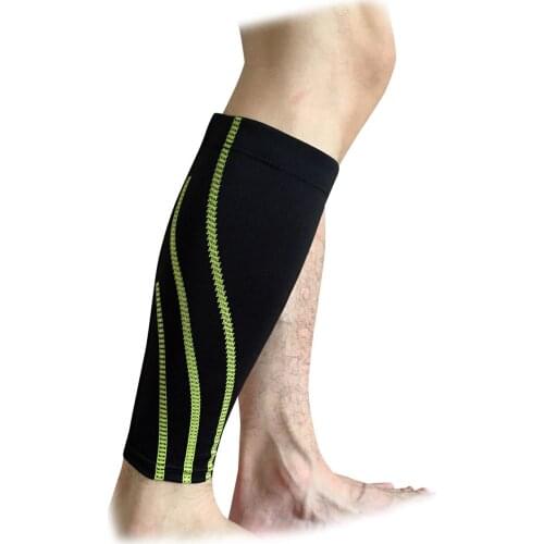 Adult Sport Safety Shin Guard Leg Warmers Cycling Compression Calf Sleeve Support Leg Sleeve Running Exercise Football Protector