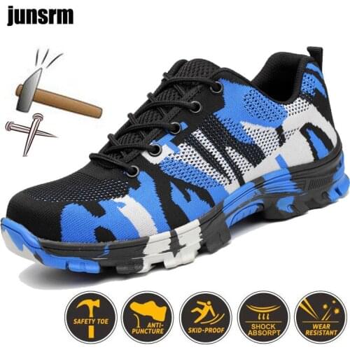 Safety shoes steel toe cap puncture-resistant indestructible work boots mens work shoes