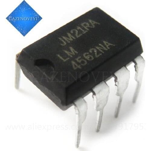 10pcs/lot LM4562NA LM4562 DIP-8 In Stock