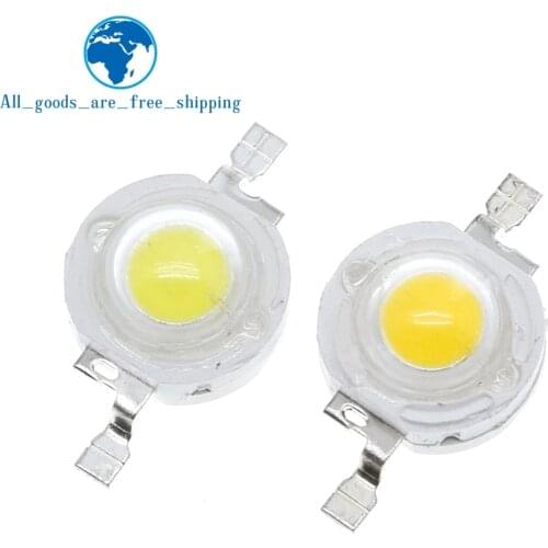 10PCS/LOT TZT led 1W 100-120LM LED Bulb IC SMD Lamp Light Daylight white/warm white High Power 1W LED Lamp bead