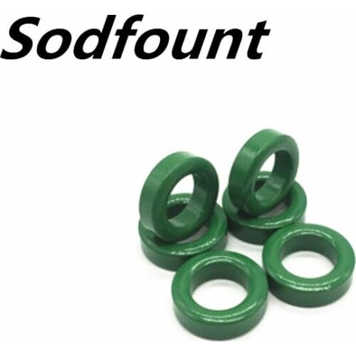 10PCS Mn-Zn high conductivity green ferrite magnetic ring 22*14*6.5mm anti-interference core