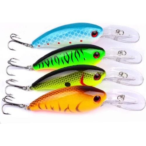 10cm 4pcs Minnow Fishing Lures Floating Bass Murray Cod Barra Bream
