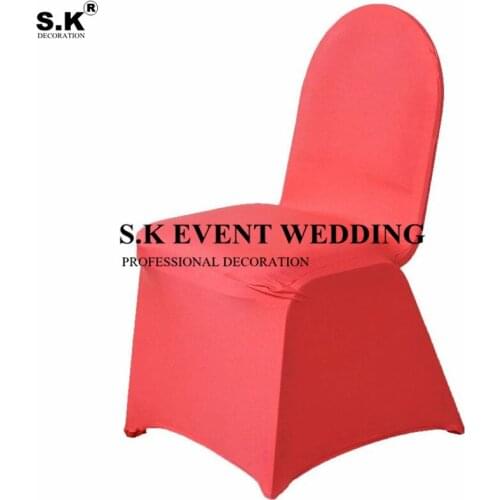 20 Colors Stretch Lycra Spandex Chair Cover Banquet Chair Covers For Wedding Event Decoration