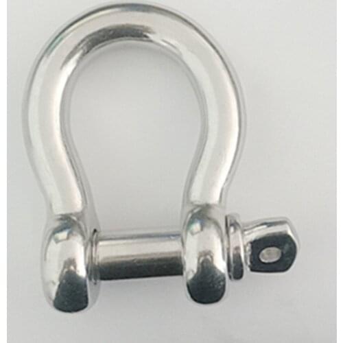 316 Stainless Steel D Bow Shackle Pin Joint Connect Anchor Buckle, 1inch