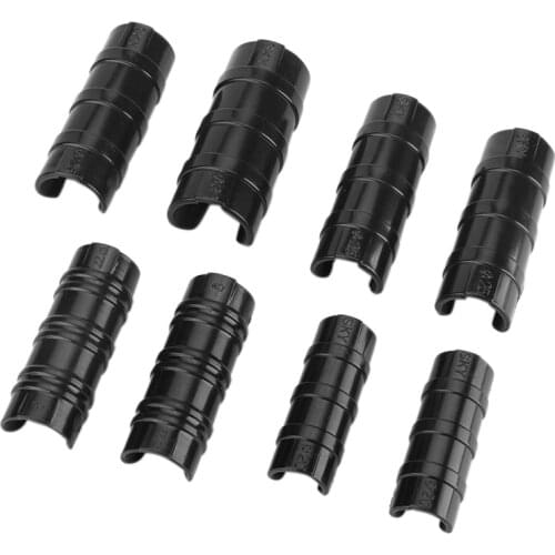 50pcs/lot 20/22/25/32mm Greenhouse Frame Pipe Tube Film Clip Clamp Connector Kit ABS Clip Film Card Garden Shade Accessories