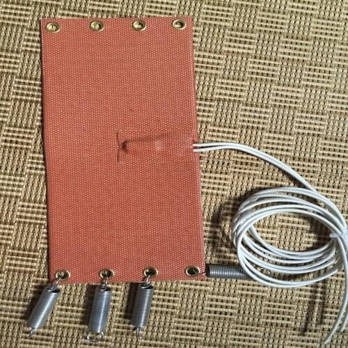 70X350mm 12V 50W Silicone Heater Pad Car Fuel Filter Diesel Heater w/thermostat 80C Automobile fuel tank low pressure heat plate