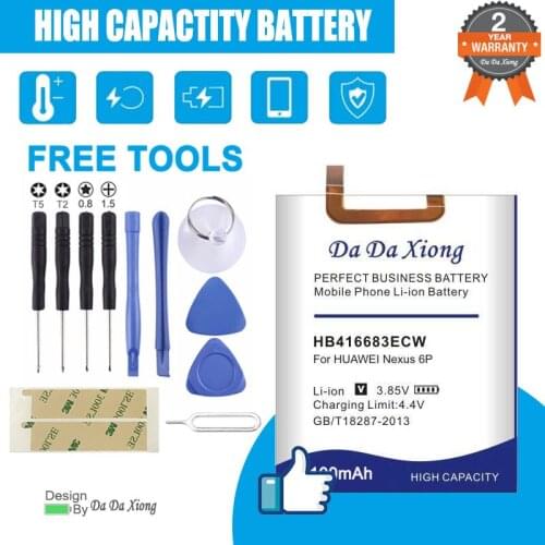 Da Da Xiong 4850mAh HB416683ECW Battery for Huawei Google Ascend Nexus 6P H1511 H1512