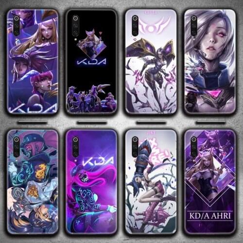 HOTCASHOP Legends kda kaisa Ahri akali Phone Case for Xiaomi Mi Note 10 Lite Mi 9T Pro xiaomi 10 10 CC9 Pro