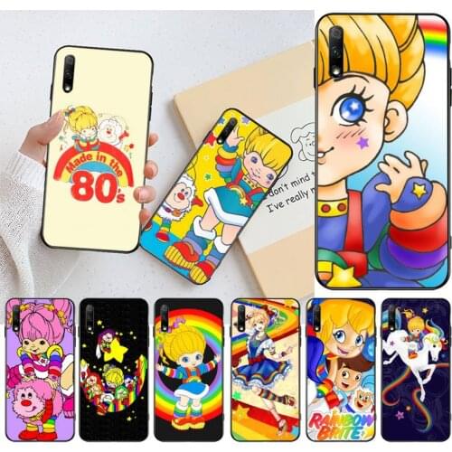 YJZFDYRM Rainbow Brite Phone Case Cover for Huawei Honor 30 20 10 9 8 8x 8c v30 Lite view pro