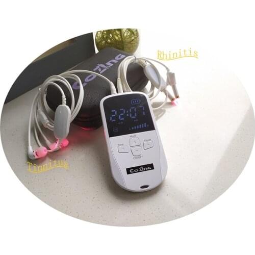 COZING Treatment Rhinitis Sinusitis Nose Cure Therapy Massage Device Cure Hay Fever Low Frequency Pulse Laser Health Care