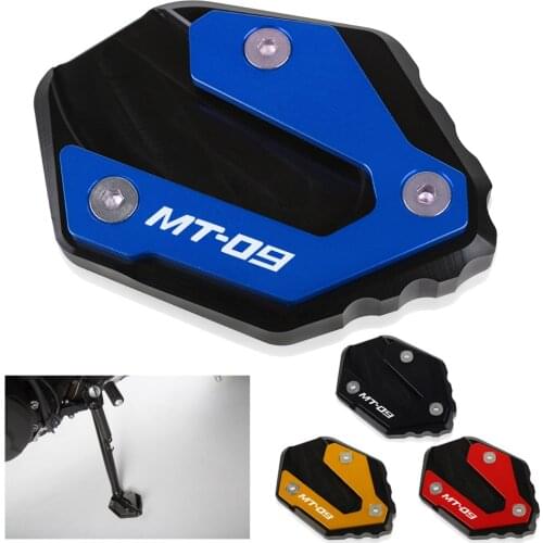For YAMAHA MT-09 MT 09 MT09 Tracer FZ09 2013-2021 2020 Motorcycle Kickstand Foot Side Stand Extension Pad Support Plate Enlarge