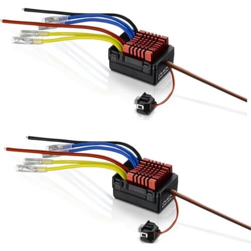 Original HobbyWing QuicRun 1060 RTR 60A Waterproof Brushed Electronic Speed Controller ESC For 1:10 RC Car RC Car Axial scx10