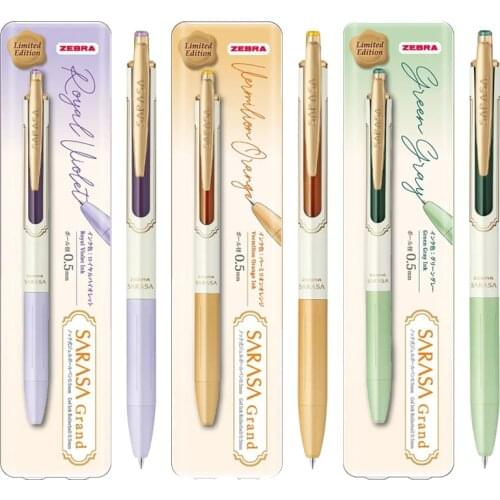 Zebra JJ56 Gel Pen Special Limited Edition Neutral Cute Stationary Kawaii Pen for Student Writing Office Supply 0.5mm