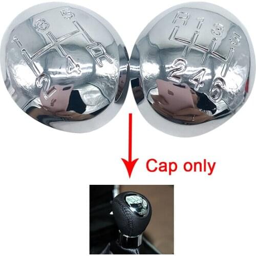 Chrome Gear Knob Cap Cover Shift Lever Top Cover For Mazda 3 5 6 XEDOS CA Premacy 323 626 GE Premacy CP MPV LW Car Accessories