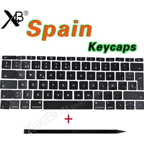 New For Macbook Pro Retina 13" 15" A1706 A1707 A1708 Spanish Spain SP Keyboard Key Cap Keycaps 2016 2017