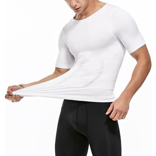 Slimming Shaper Belly Abdomen Weight Loss Compression Body Building Fat Burn Chest Tummy Waist Trainer Modeling Underwear Vest