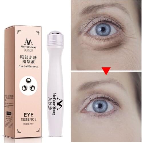 Firming Skin Eye Cream Roller Massager Eye Patches Anti Wrinkle Anti-aging Remover Dark Circles Against Eye Puffiness 15ml