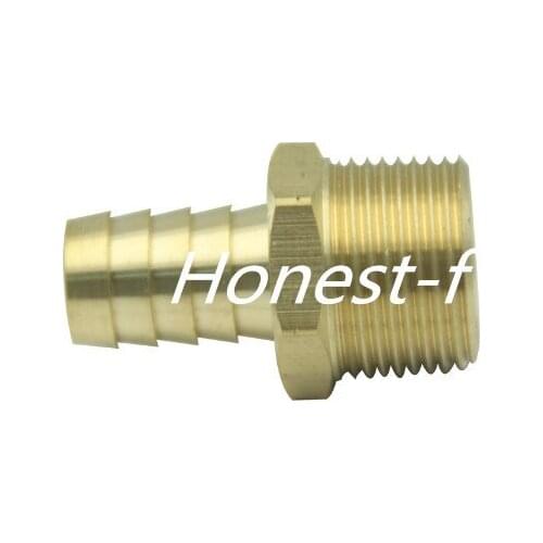 Brass BSP Barbed Fitting Coupler / Connector 3/4" Male BSPP x 5/8"(16mm)Hose Barb Fuel Gas