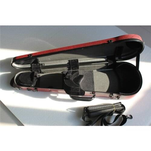 Black new 4/4 violin carbon fiber case large advanced