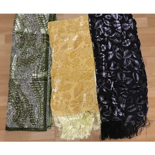 NEW ARRIVAL 2017 women Burnout silk velvet Scarf Shawl Wrap SCARF 12pcs/lot