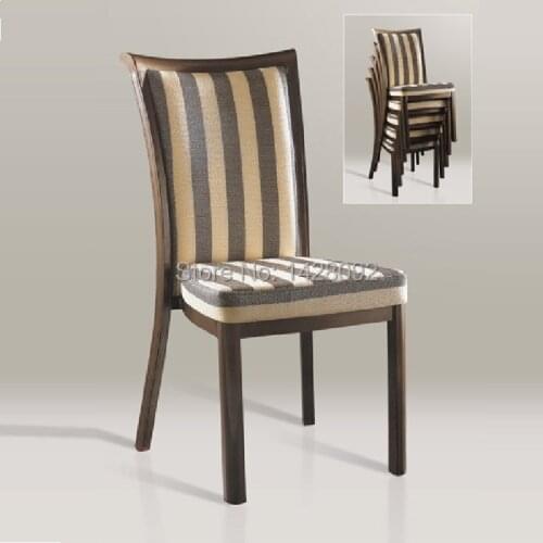 Wholesale quality luxury strong woodgrain aluminum banquet chairs LQ-L800