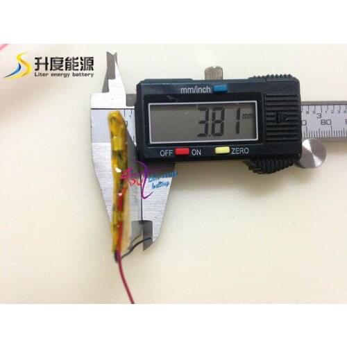 Sd 3.7v 700mah rechargeable li-ion li-Tablet polymer battery 700mah lithium Tablet polymer battery 383450 SD383450
