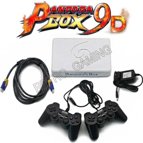 TV Game Console Pandora Box 9D 2500 in 1 motherboard 2 Players Wired / Wireless Gamepad Set Usb joypad have 3D games