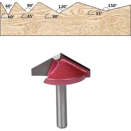 1pc 6mm shank 10/16/22 / 32mm v slot tungsten carbide end mill cnc end mill 3d engraving bir fow carpentry router bit