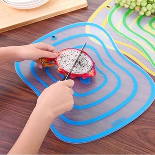 1pcs Chopping Blocks Tool Flexible Non-slip Frosted Cutting Board PP Vegetable Meat Tools Cutting Boards Kitchen Accessories