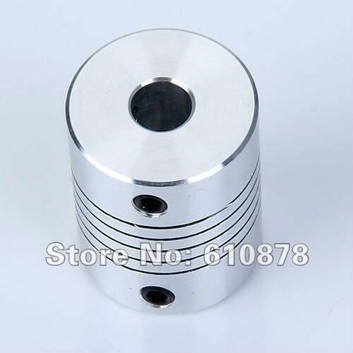 100pcs/lot, NEW 4x6 mm Aluminium CNC Stepper Motor Flexible Shaft Coupler,Inner Diameter:Outer Dia=18mm,L*D=25*19mm