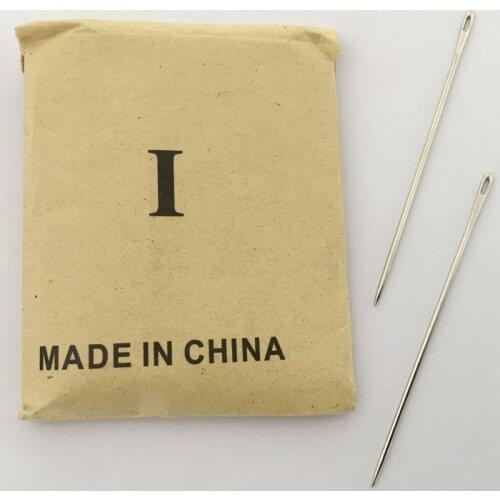 12pcs/Lot 6cm I Shape straight Needles Hair Weaving needles Wig mending needle