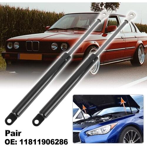 2pcs Car Hood Lift Support Strut Rod Gas Spring 51231906286 for BMW 325i 325e E30 318is 325iX 325is 325es M3 1984-1993