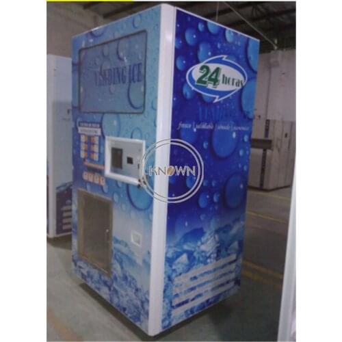 Automatic 140/280/450kg/day ice cube vending machine IC Card/Bill/Coin/Give Change/GSM Remote Monitor function