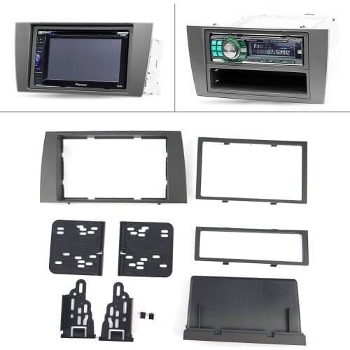 Car Stereo Radio Fascia Panel 2 Din Frame Dash Kits ABS for JAGUAR X-type 2002-2008 / S-Type 2003 2004 2005 2006 2007 2008