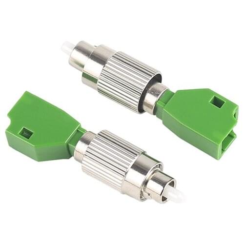 Free Shipping 2pcs/lot FC LC Fiber Optic Adapter FC APC Male to LC APC Female Singlemode Hybrid Adapter Connector
