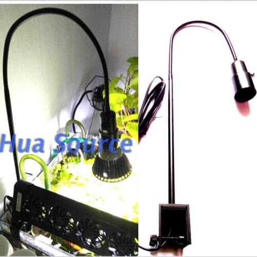 Lengthen DIY E27 lamp holder led aquarium clamp Fish Tank Clip grow light clamp coral light stand