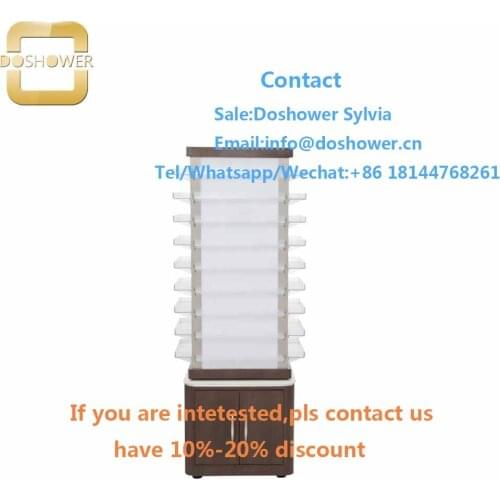 Salon furniture design with salon display rack for polish display rack