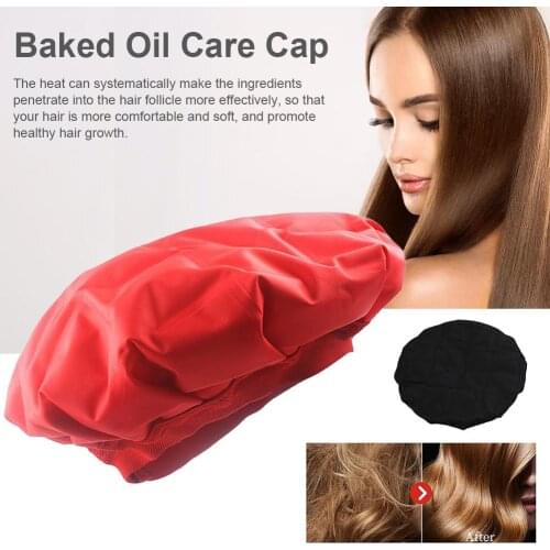Hair Care Baking Oil Cold Heating Cap Hair Dryers Wrap Hair Beauty Styling Care Steamer Thermal Wrap Spa Heated Gel Cap