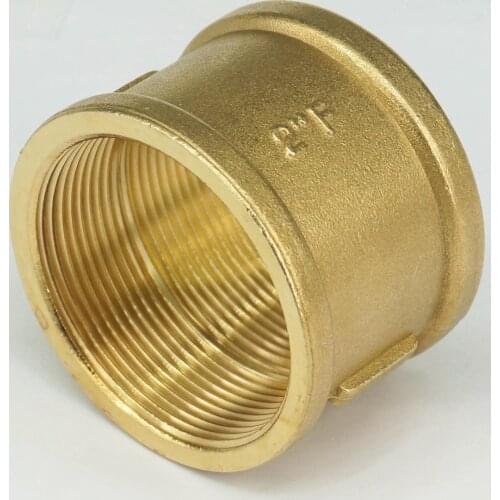 2" BSP Female Thread Brass Coupling Pipe Fittings Connector water gas oil