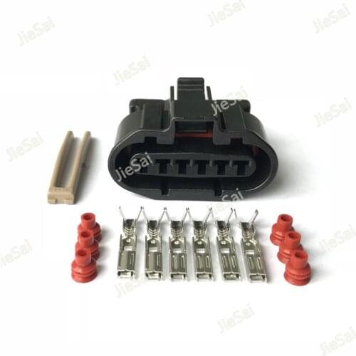 MG640547-5 6 Pin Female MAF Sensor And Ignition Distributor For Mitsubishi Automotive Connector Car Plug