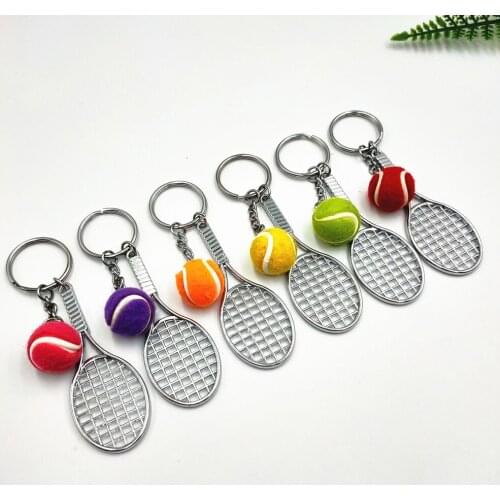 Cute Sports Keyring Mini Metal Pendant Key Rings Bowling Souvenir Simulation Car Key Chain Fashion Gift Accessories For Boys