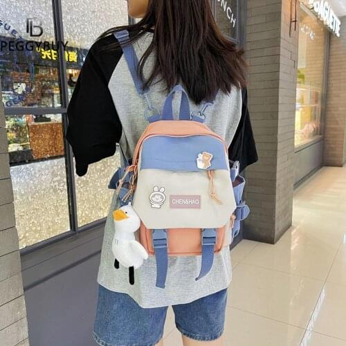 Fashion Mini Backpack Women Cute Shoulder Bag for Teenage Girls Multi-Function Small Bagpack Ladies Travel School Backpacks