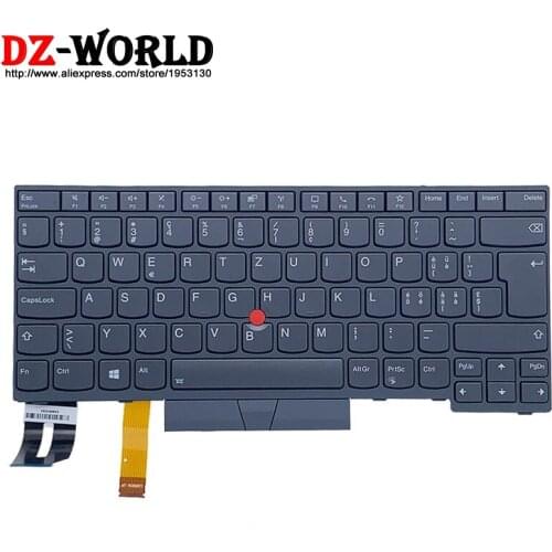 New Original Gray SWS Swiss Backlit Keyboard for Lenovo Thinkpad T14 P14S Gen1 Gen2 Laptop 5N21B08399 5N21B08362