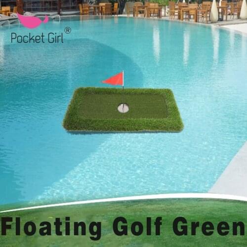 2021 New Hot Funny Floating Mat Outdoor Practice Artificial Grass Turf Golf Indoor Practice Carpet Portable Swing Training Aid