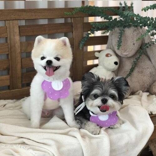 New Dog Bandana Dog Dog Bibs Pet Accessories Dogs Triangular Scarf Binder Dog Supplies Pet Dog Scarf for Dog Cat Decor Supplies