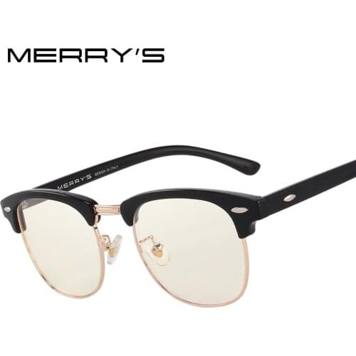 MERRYS Anti Blue Rays Computer Goggles Reading Glasses 100% UV400 Radiation-resistant Computer Gaming Glasses S2065